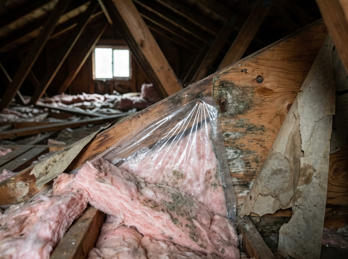 Common Building Materials That Trap Moisture In Lynnwood Attics
