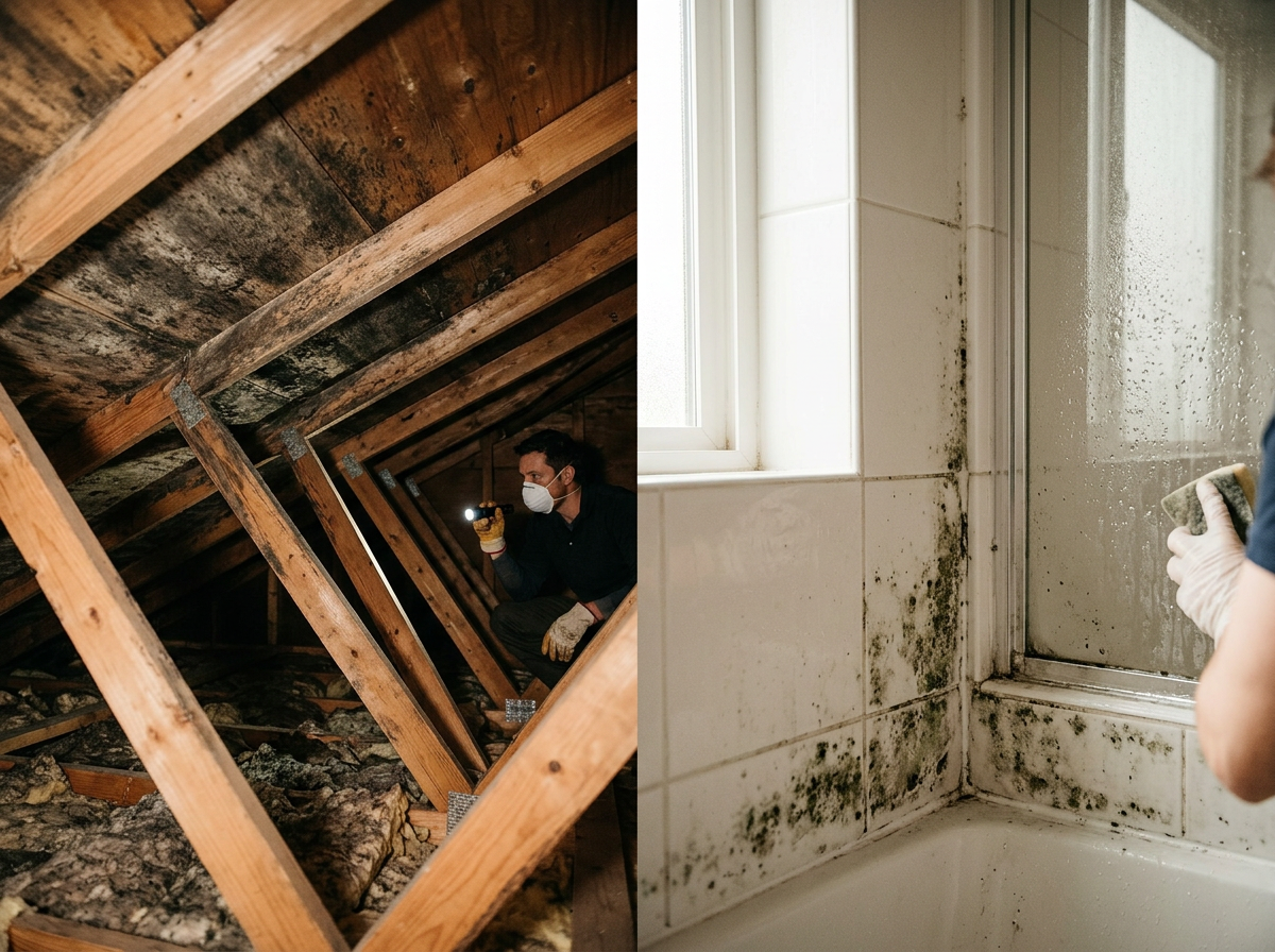Differences Between Attic Mold And Bathroom Mold In Lynnwood Homes