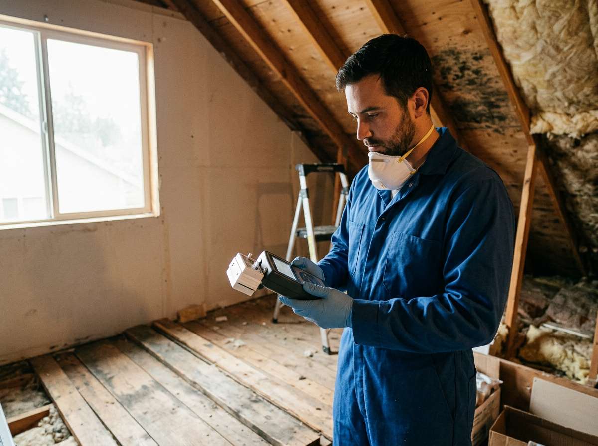 When To Test Air Quality After Attic Mold Discovery In Lynnwood